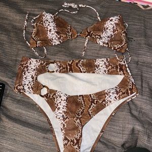 Cute two piece swim suit
